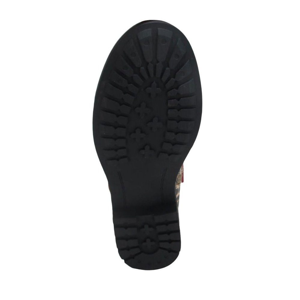 Pop Girls Lukas Lace Up Boots LEOPARD - Picture 5 of 6